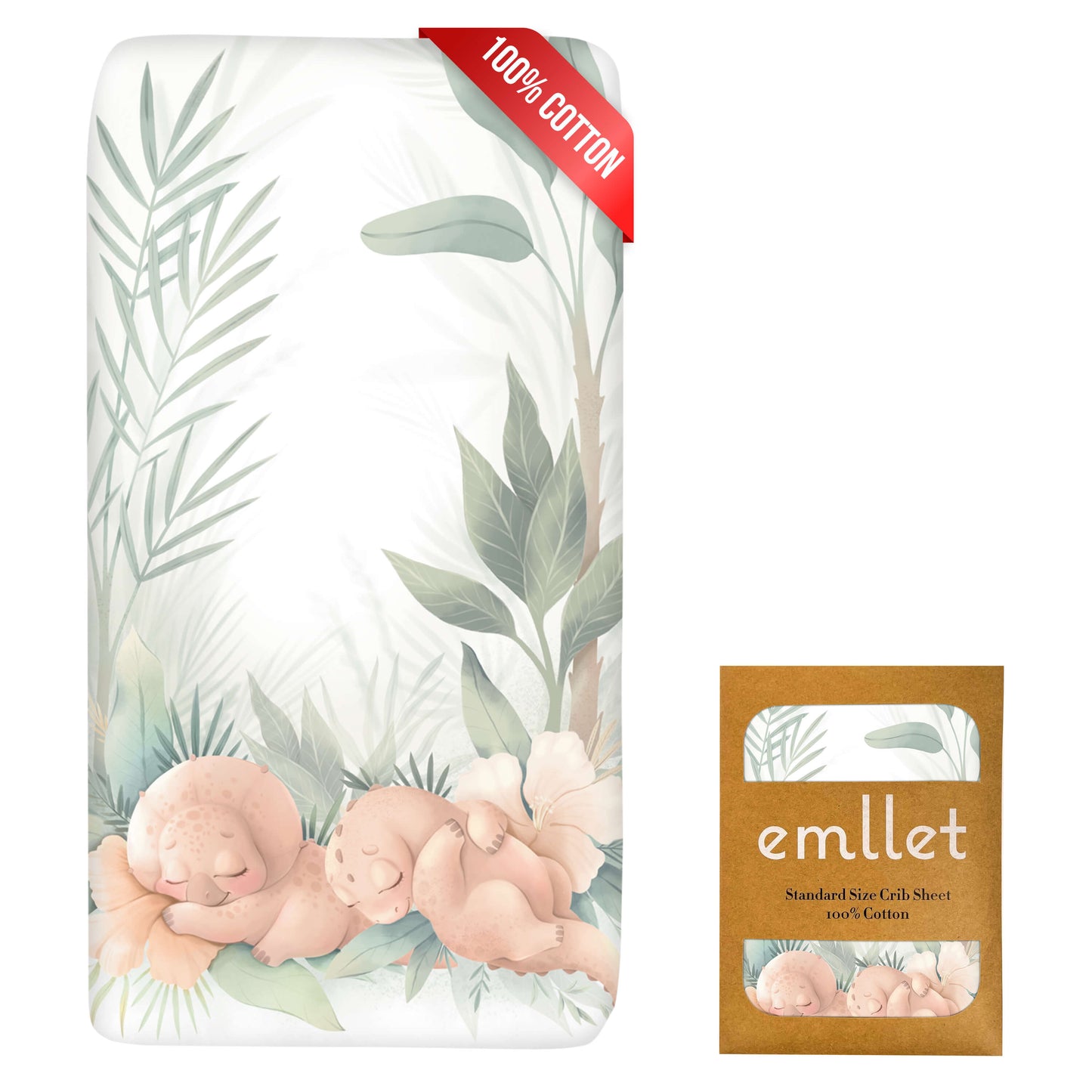 Dino Discovery Crib Sheet