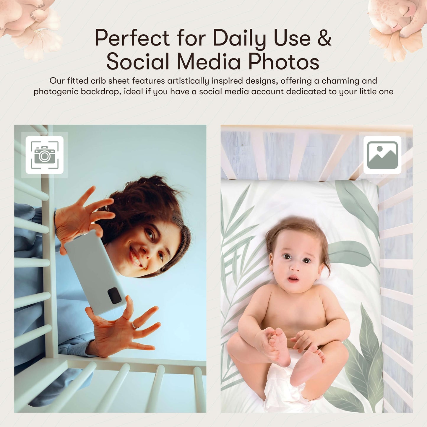 Dino Discovery Crib Sheet